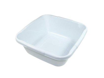 Dřez čtvercový 14L bílý