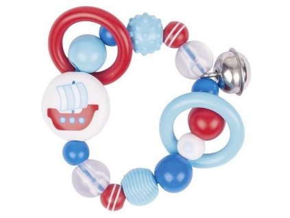 Plastový kroužek do ruky – loďka