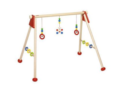 Medvídek – dřevěná hrazdička pro rozvoj motoriky