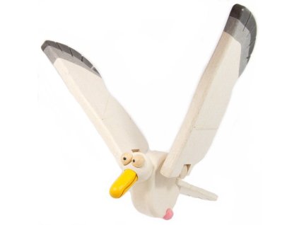 Létací racek vykulený