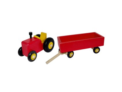 traktor červený