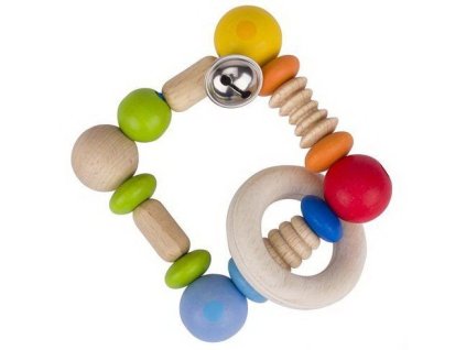 Duha čtverec – elastická hračka pro miminka