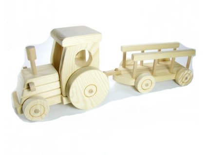 Traktor s žebřiňákem - přírodní