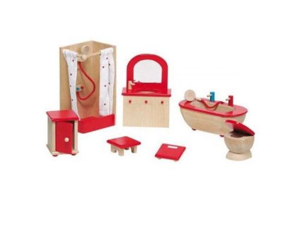 Nábytek pro panenky – koupelna STYLOVÁ