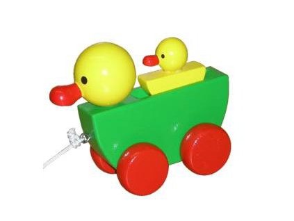 Tahací kačenky barevné