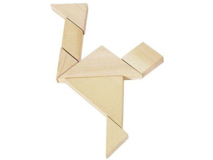 Dřevěný hlavolam – Tangram