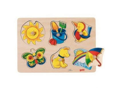 Odkrývací puzzle zvířátka – Slunce, měsíc ...