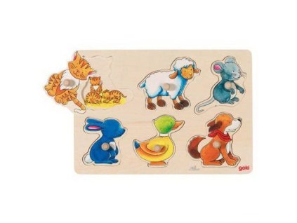 Odkrývací puzzle zvířátka – Rodiče a děti