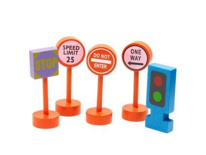 Nádražní značky oranžové