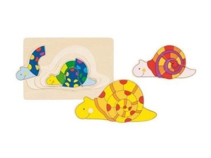 Puzzle - Šnek