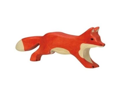 Liška běžící – dřevěné zvířátko