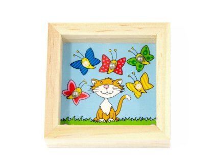 Balancovník - Kočička s motýli
