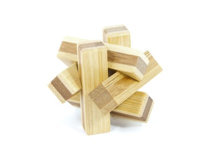 Uzel - hlavolam z bambusu