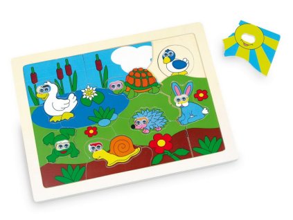Puzzle - zvířátka na louce (doprodej)