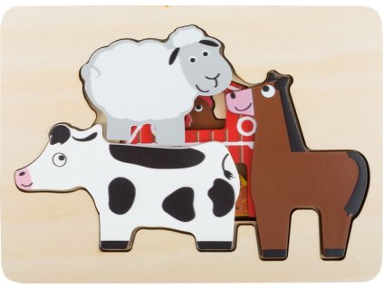 11121 legler small foot schichtenpuzzle bauernhof a