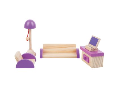 10870 legler small foot puppenmoebel wohnzimmer b