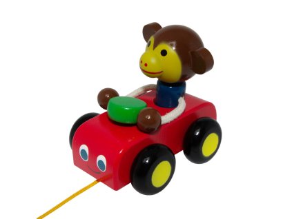 opice auto červené