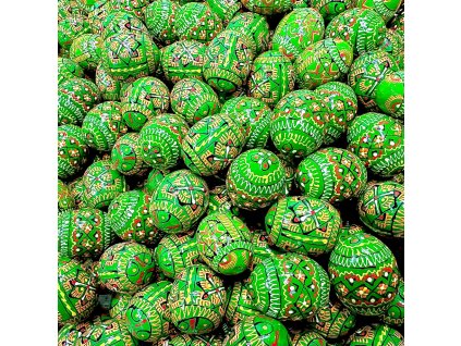 Dřevěná kraslice mini - SVĚTLE ZELENÁ