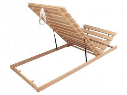 Pevný bukový laťkový rošt Compact přední výklop