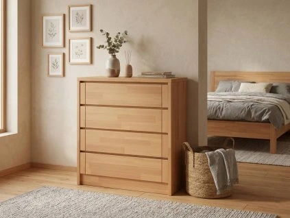 Komoda Timo II - masiv buk