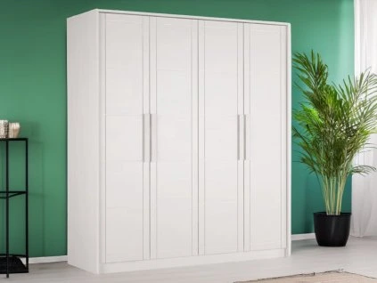 Velká bukoá šatní skříň - bílá