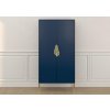 Vysoká modrá komoda Merlin