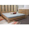 Buková manželská postel - 180x200 Karel High