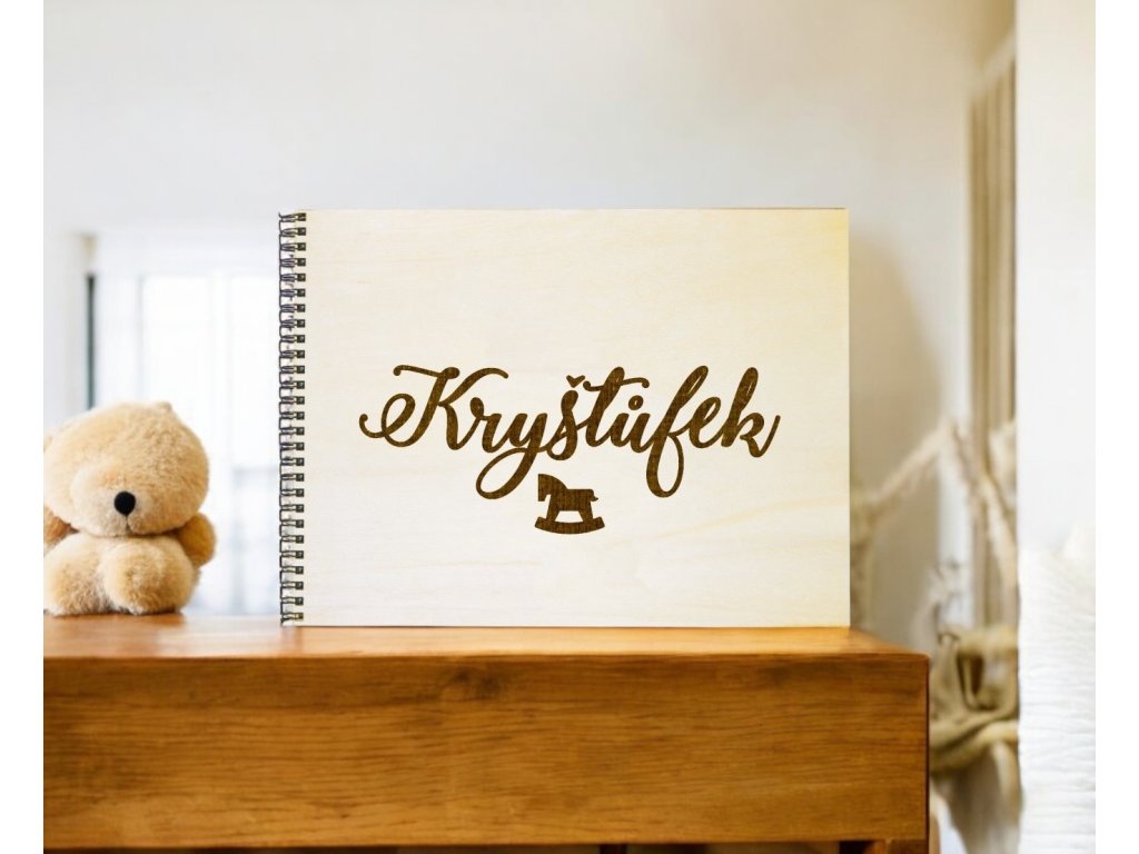 Dětské fotoalbum houpací koník