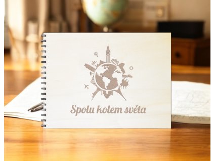 Dřevěné fotoalbum okolo světa