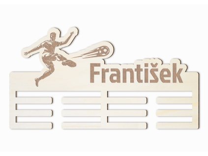 Věšák na medaile fotbalista
