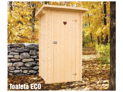 BPP Zahradní toaleta ECO, 102x110 cm, 18mm
