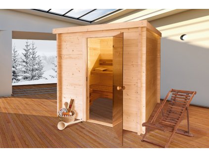 Sauna SITNO 2, rozměr 198x198x211 cm
