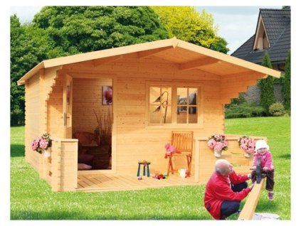 BPP Zahradní chatka BPP7B -1s terasou 40mm