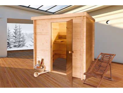 BPP Sauna SITNO, rozměr 156x156x211 cm