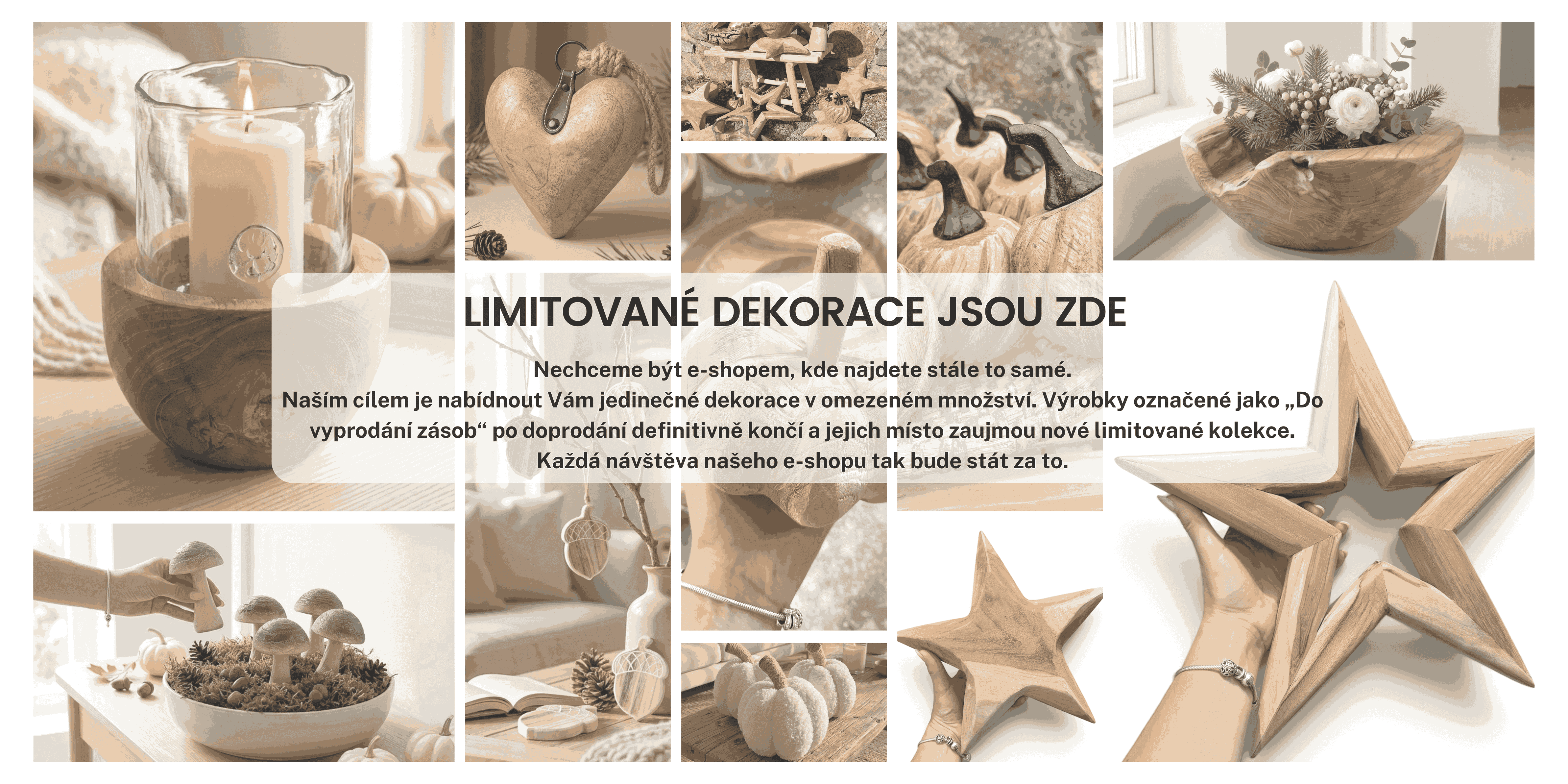 Minimalistické dekorace z masivního dřeva, které vnesou do interiéru klid, přírodní atmosféru a nadčasový design.