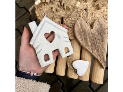 Vánoční domeček na zavěšení