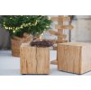 Kostka z dubu jako podstavec na květiny a dekorace
