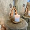 Přírodní svícny (stromeček, andílek a svícen)