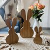 Velicí zajíci z dubového dřeva, ve třech velikostech