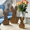 Velicí zajíci z dubového dřeva, ve třech velikostech