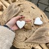 Srdce ve třech variantách na zavěšení (rustic, bílá, přírodní)