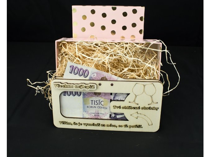 Narozeninová obálka - Oblíbené obrázky