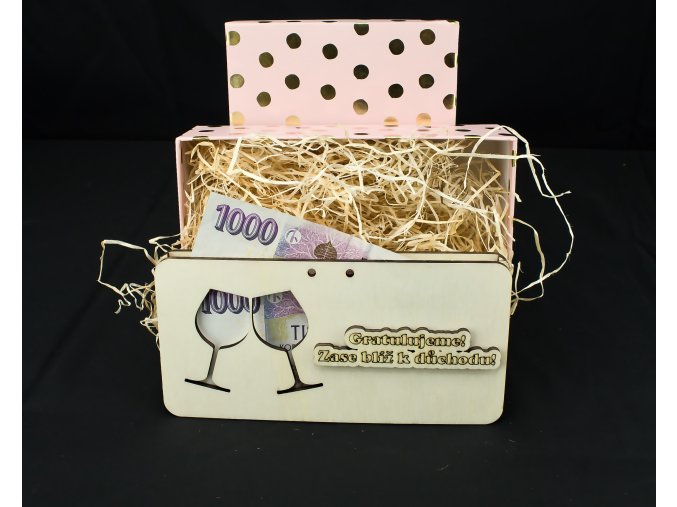 Narozeninová obálka - Přípitek