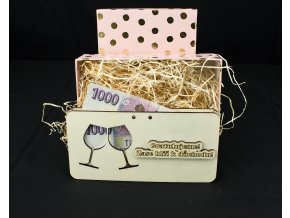 Narozeninová obálka - Přípitek