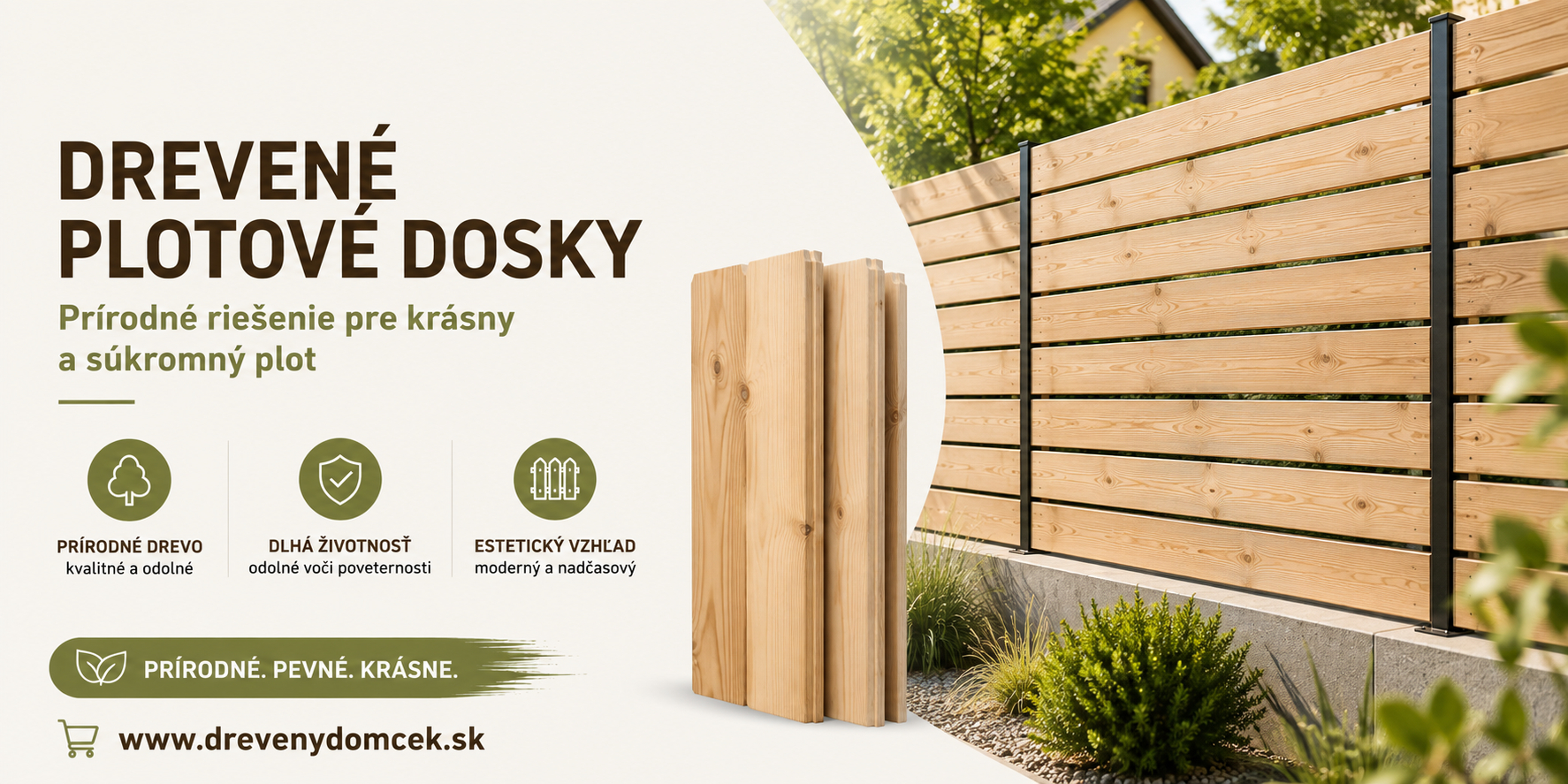 Drevené plotové dosky – prírodné drevo | Drevený domček