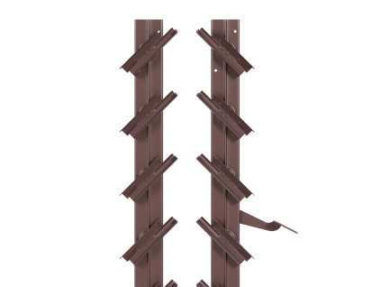 Drevene žaluzie hnede