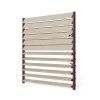 Drevené otočné žalúzie hnedé 109cm - komplet premium borovica