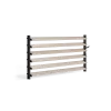 Drevené otočné žalúzie čierne 54cm - komplet smrek