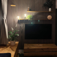 Akustické panely za TV