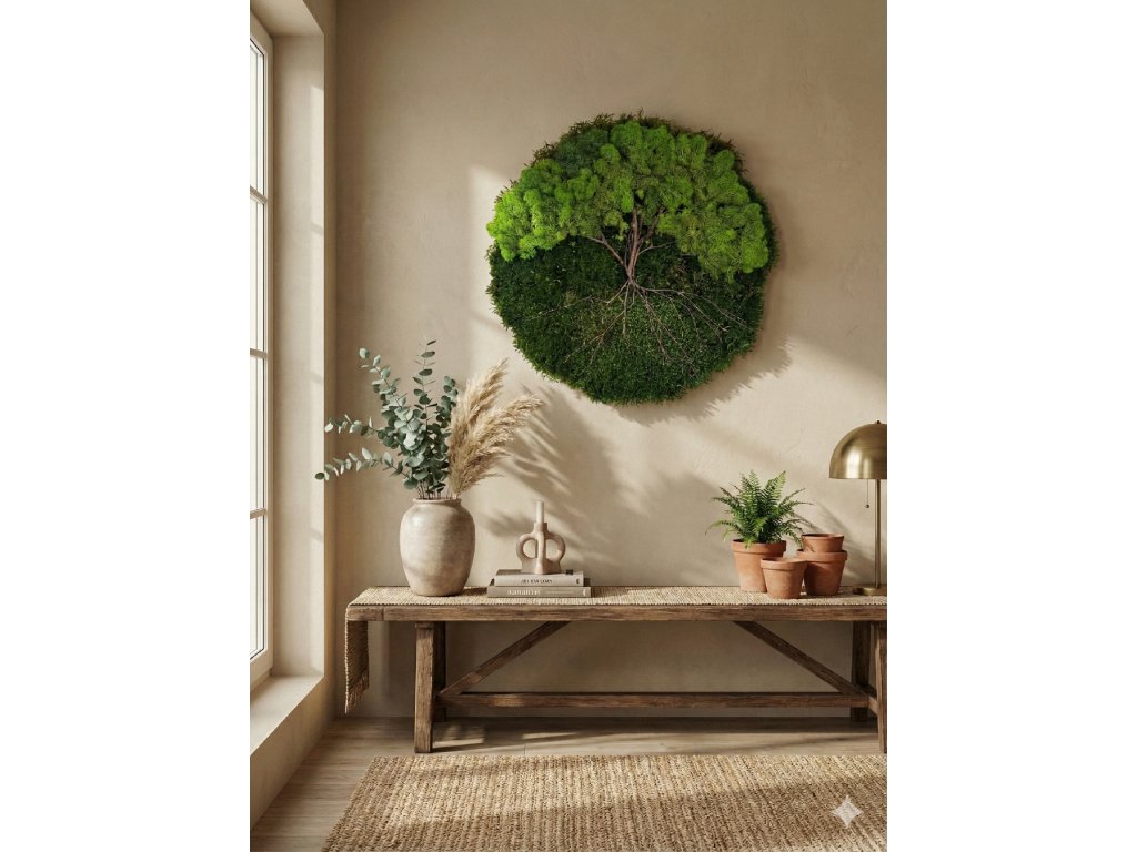 Mechový obraz Organic